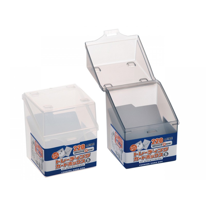 Trading card box Small clear