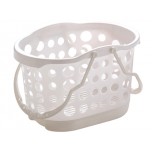 Bath basket white