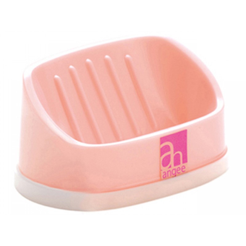 Vertical placement soap stand pink