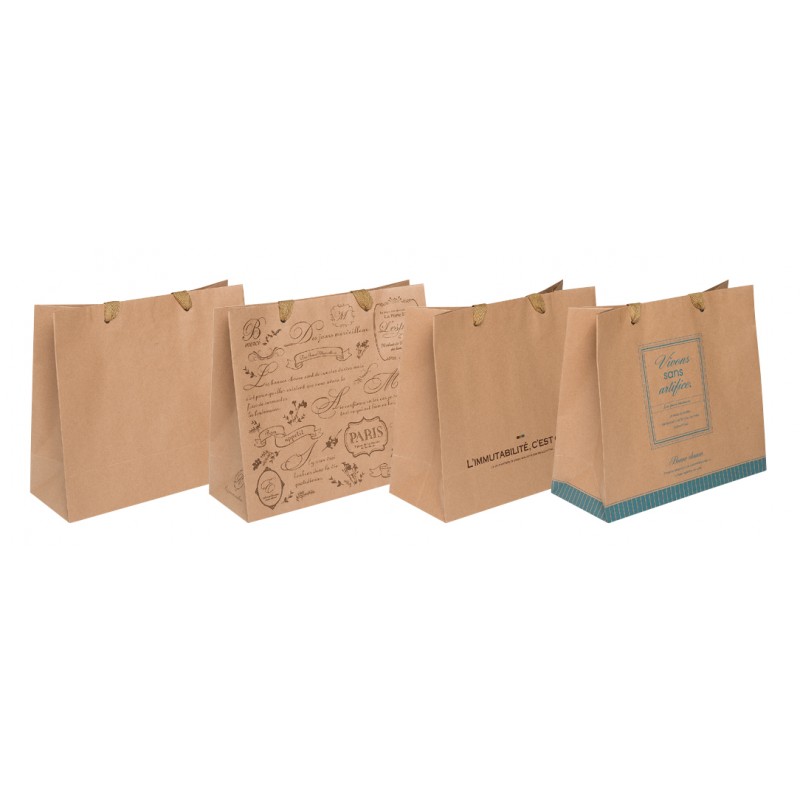 Paper bag L Horizontal Craft 270 x 300 x 120mm