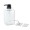 Pump bottle 600 ml square black