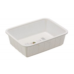 Fruits and Vegetable Basket -White 29.5x22.5x8.5Hcm