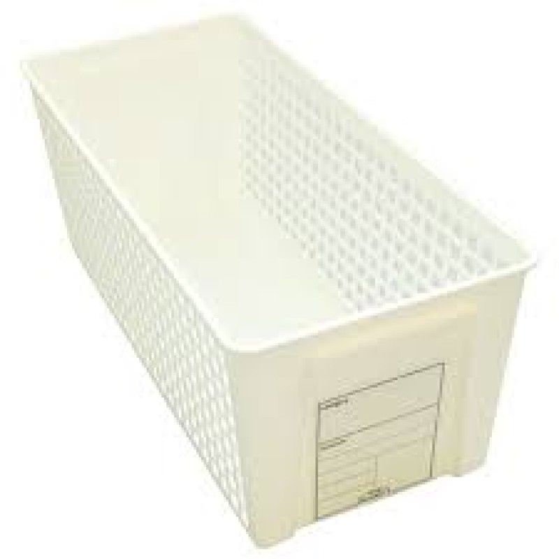 Trim basket slim white