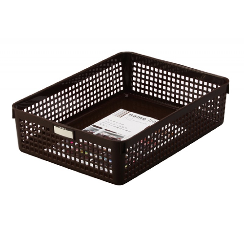 Name Basket A4 Brown 24.4x33.2x8.7Hcm