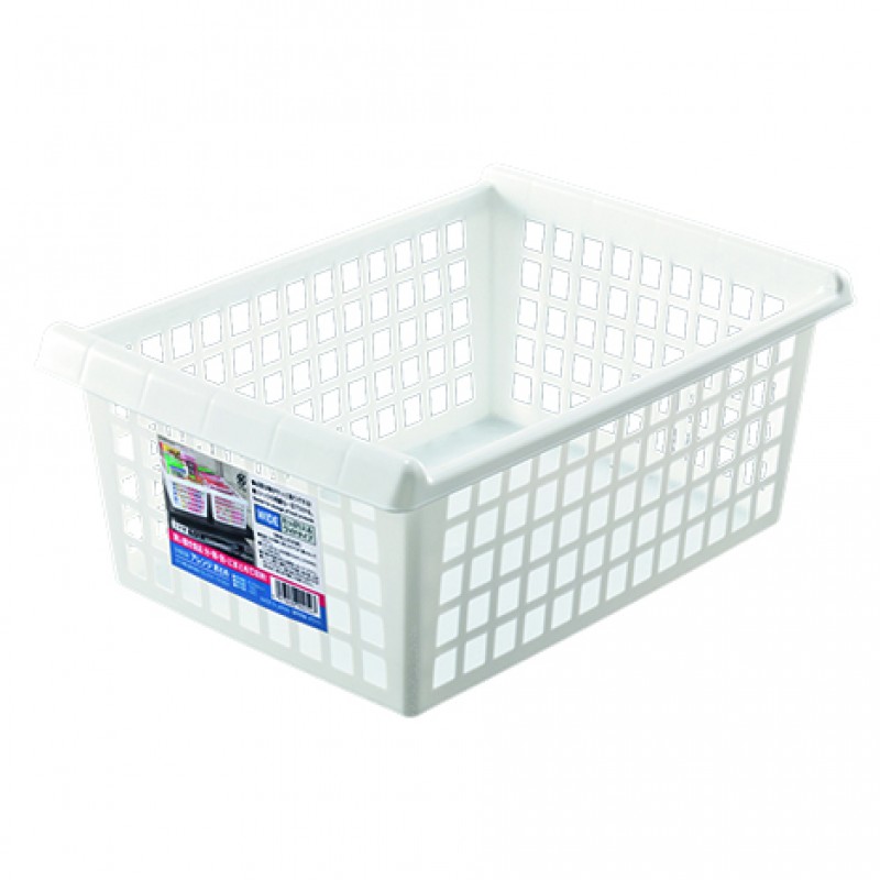 Arrange White basket wide no handle 243x343x142Hmm 