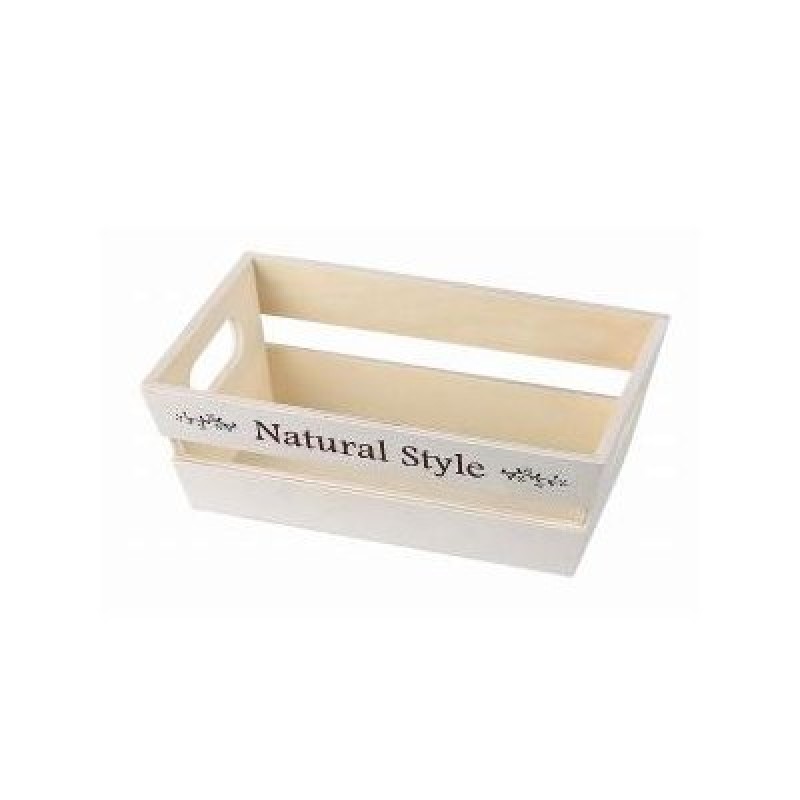 Wooden trapezoidal box