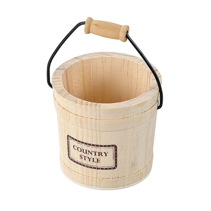 Wooden mini bucket