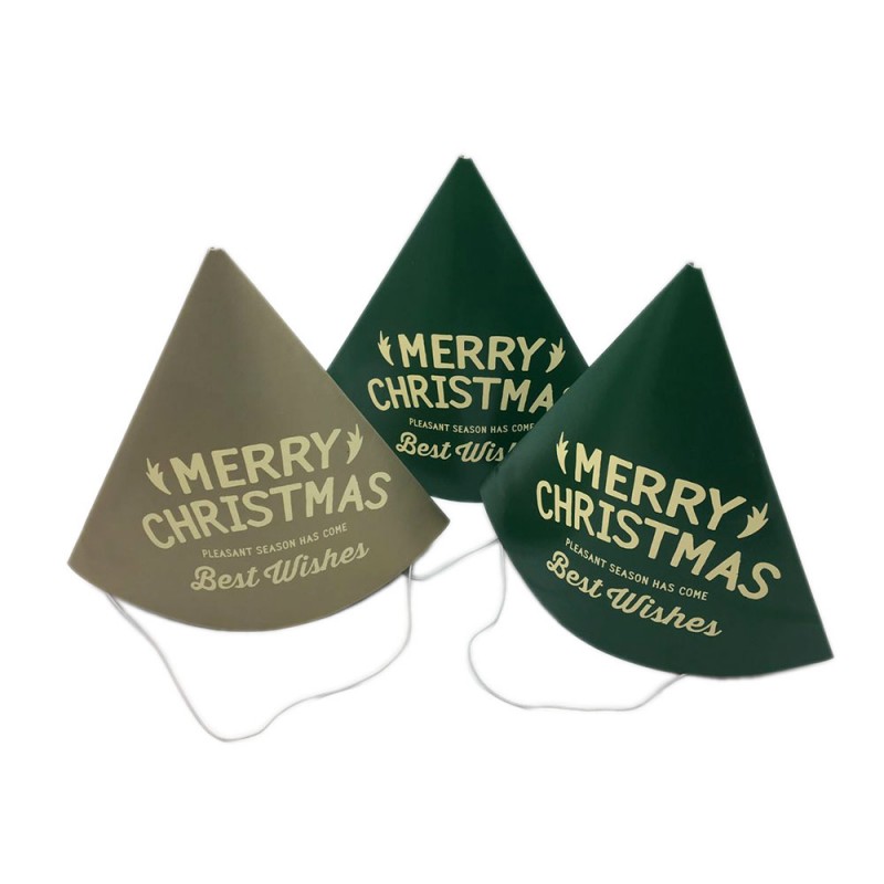 Christmas Paper Hat 3pcs