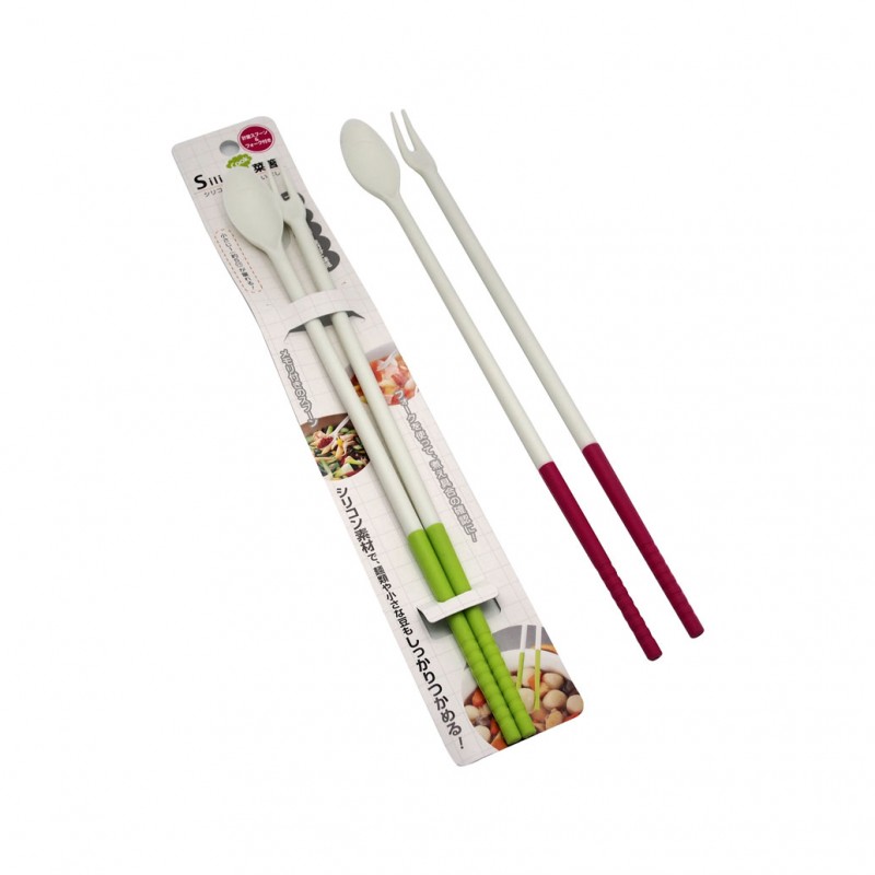 Silicon Vegetable Chopstick Set 30cm