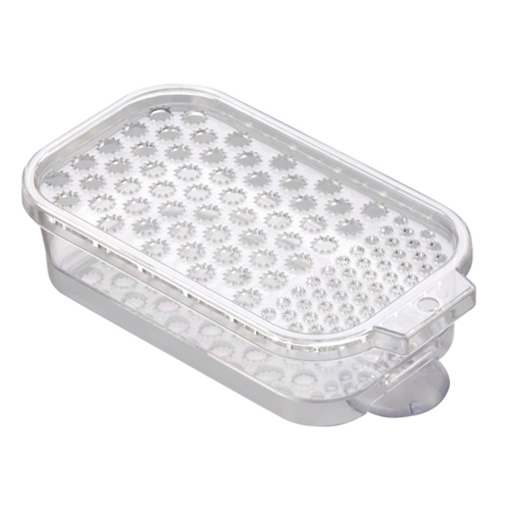 Food Grater Clear with Suction Cup 400ml | 2wo Livingware from Japan